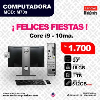 Laptop Lenovo Intel core i9 -10ma.