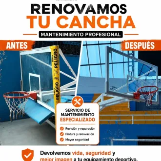 Mantenimiento de Tableros de Basquetbol - Mobel Sports