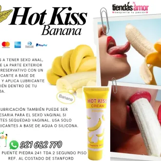 HOT KISS Lubricante Personal Oral Vaginal Anal Tienda amor