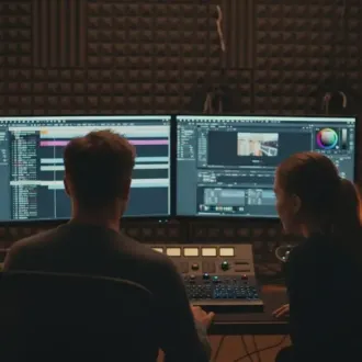 Srta. practicante de edicion de video y comunicacion audivis