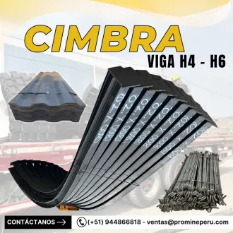 Cimbras Metálicas Viga H4 y H6 . Estructural Minera