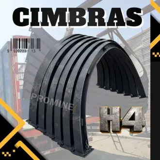 CIMBRAS EN VIGA H4 DE TRES CUERPOS PARA MINERÍA SUBTERRÁNEA