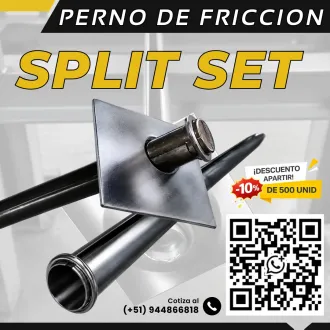 SPLIT SET 1 A 8 PIES - COMPONENTE DE MINERIA