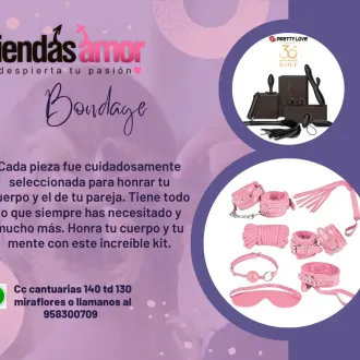 Kit fetish bondage 7 Piezas tiendas amor miraflores