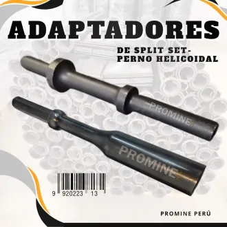 ADAPTADORES DE SPLIT SET Y PERNO HELICOIDAL MINERIA 