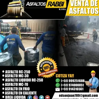 SE VENDE BREA LIQUIDA PARA GALPONES ENVIOS POR CISTERNAS 