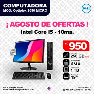 Mini PC DELL Intel core i5 -10ma.