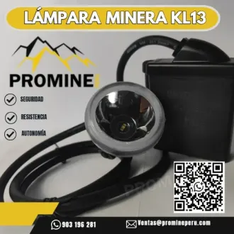 LÁMPARA MINERA KL13 DE ALTA DURACIÓN