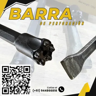Barra de Perforación para Equipos y Labores de Minería