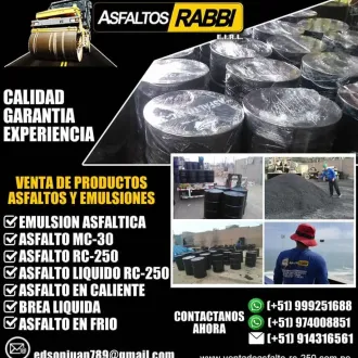 VENTA DE EMULSION ASFALTICA CON POLIMEROS CSS-1HP MC 30
