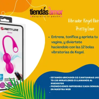 Vibrador Kegel Elvira Pretty Love tiendas amor miraflores