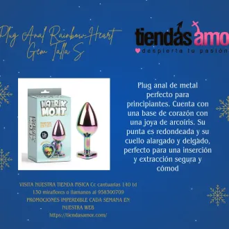 MATRIX MONT Tapón de gemas de corazón arcoíris tiendas amor