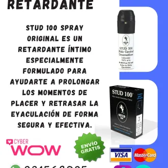 STUD100 RETARDANTE ERECCIONES FIRMES Y DURADERAS