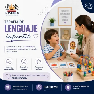 TERAPIA DE LENGUAJE INFANTIL