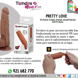 PRETTY LOVEFUNDA PARA PENE HARTMAN NATURAL Tienda para Adul