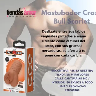 Mastubador Crazy Bull Scarlet tiendas amor miraflores 