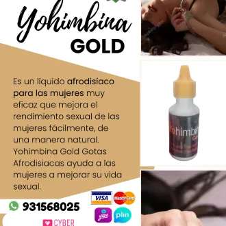 YOHIMBINA GOLD - AUMENTA EL DESEO SEXUAL SEXSHOP LIMA 