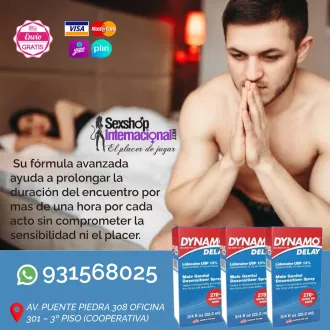 DYNAMO DELAY CREMA RETARDANTE SEXSHOP INTERNACIONAL 