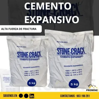 CEMENTO EXPANSIVO DEMOLEDOR - PROMINE PERU
