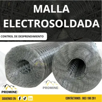 MALLA ELECTROSOLDADA PARA REFUERZO - PROMINE 
