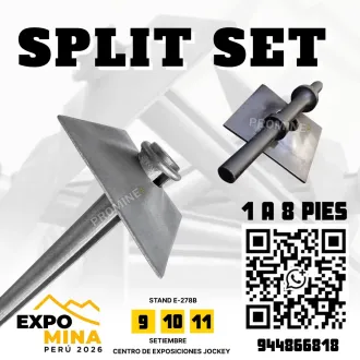 Split Set de 1 a 8 Pies para Anclaje y Soporte - Lima