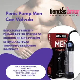 Penis Pump Men Con Válvula natural tiendas amor miraflores