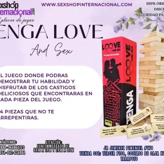EL JUEGO CLASICO JENGA PARA ADULTOS PIEZAS DE PLACER TIENDAS