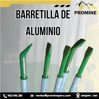 BARRETILLA DE ALUMINIO DE ALTA RESISTENCIA - PROMINE PERU