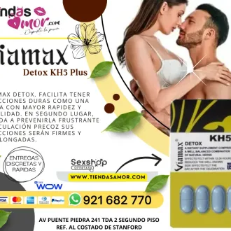 Viamax Detox KH5 Plus-Mejora tus erecciones Potenciador Sexu