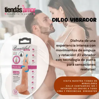 DILDO REALISTA VIBRADOR CON CONTROL tiendas amor miraflore