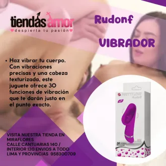 Vibrador Clitorial Pretty Love Rudolf Rosa tiendas amor 