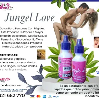  AFRODISIACO JUNGLE LOVE GOLD Gotas naturales desarrollo de