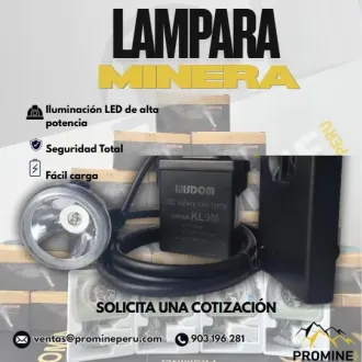 LÁMPARA MINERA 4A - PROMINE PERU