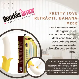 Pretty Love Retráctil Banana tiendas amor miraflores 