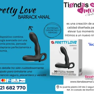 Masajeador Prostatico Pretty love Backie desarrollo del Pene