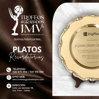 PLATOS RECORDATORIOS