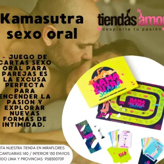 JUEGO KAMASUTRA SEXO ORAL TIENDAS AMOR MIRAFLORES 