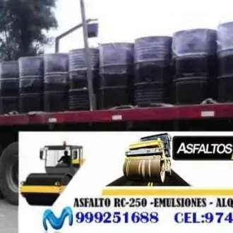 ASFALTO LIQUIDO MC-30 BREA DURA MEZCLA ASFALTICA EN FRIO