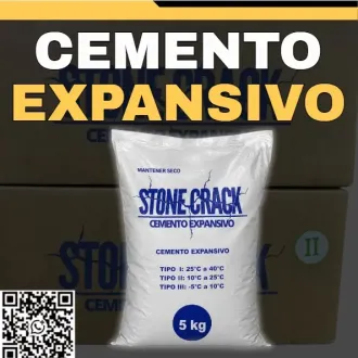 Cemento Expansivo Demoledor Quebrantado de Roca Sin Ruido