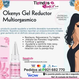 Okenys Gel Reductor Multiorgasmico Restaura Rejuvenece Tu V