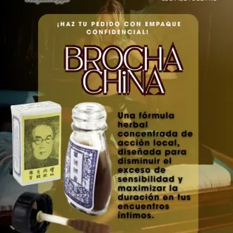BROCHA CHINA RETARDANTE SEXUAL NOCHES MAS LARGAS 