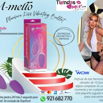 M-Mello Pleasure Kiss Vibrating Bullet-Purple desarrollo pen
