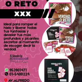 JUEGO DE CARTAS PARA PAREJAS VERDAD O RETO XXX