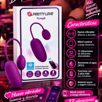 Huevo Vibrador Nymph Control a Distancia