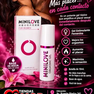 GEL ORGASMICO FOR WOMEN MINILOVE placer sexual inmediatament