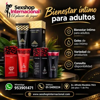 TITAN GEL UNA LINEA PRIMIUM DE GELES DE USO MASCULINO 