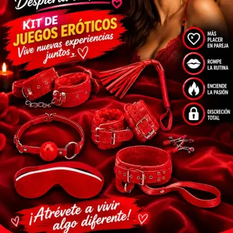 Kit fetish bondage 7 Piezas Rojo Desarrolladores Potencia S