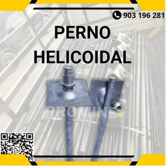 PERNO HELICOIDAL ANCLAJE RESISTENTE PARA MINERÍA