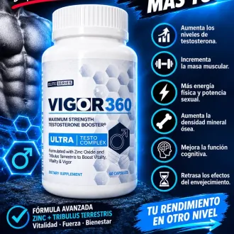 VIGOR 360 TESTOTERONA GROSOR ALARGAMIENTO -SEXSHOP 