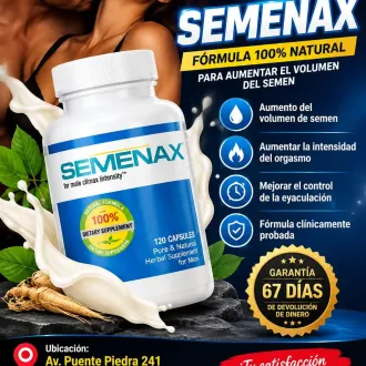 Semenax 100 natural para aumentar el volumen del semen. Bio